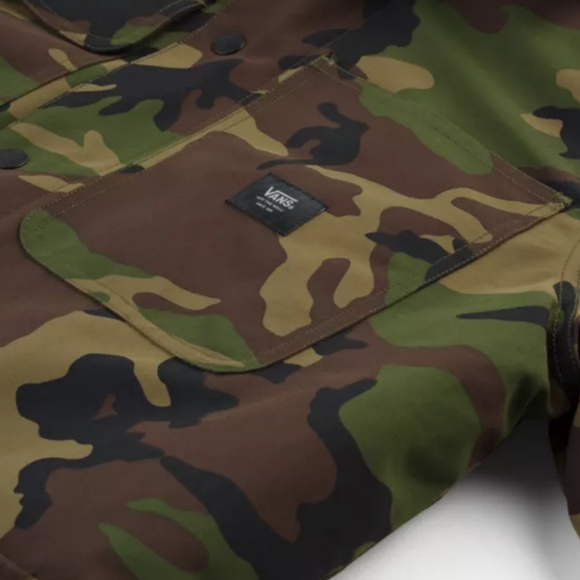 Vans Military Camo Mens Hooded Winter Jacket Coat - Picture 7 of 12